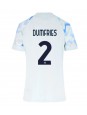 Billige Inter Milan Denzel Dumfries #2 Bortedrakt Dame 2025-26 Kortermet